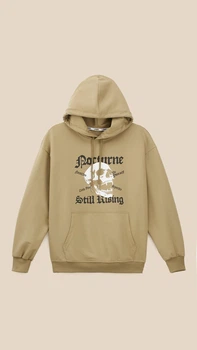 Худи с принтом для мальчика LAWA P-BB02335 158 см Оливковый shop (2000999493317)