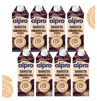 Рослинний напій Alpro Barista Cinnamon Roll кориця 8x750ml