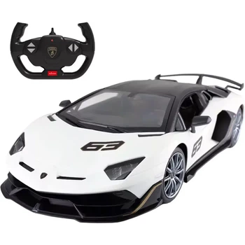 Автомодель Rastar Lamborghini Aventador SVJ 1:14 на радиоуправлении белая (454.00.14)