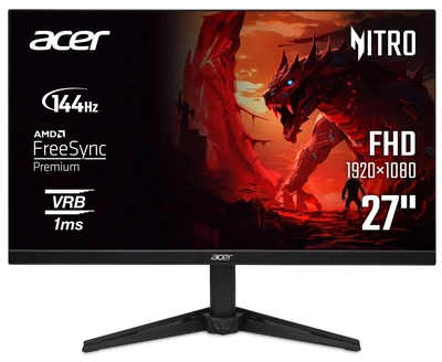 Монітор 27" Acer QG271P6bip (UM.HQ1EE.605) 1920x1080 (FullHD) IPS 144 Hz