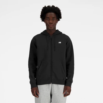 Жіноче чорне худі New Balance Stacked Logo 50 (L) (MJ41501BK)