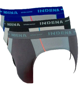 Набір чоловічих трусів сліпів із 3 од. Indena 20309-20 3XL