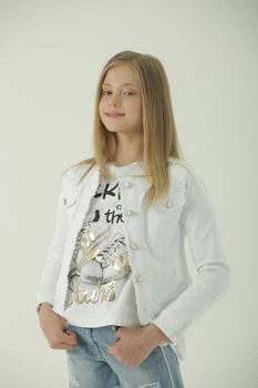 Куртка Elda Elsy для девочки 140 см 45170Т07 белый цвет