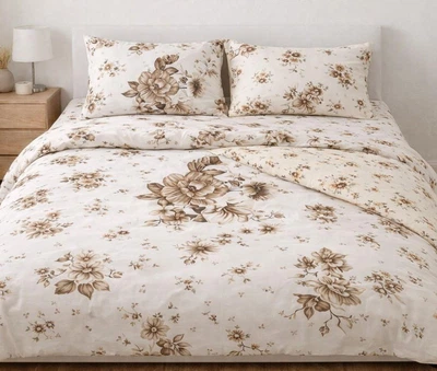 Комплект постельного белья Бязь Sepia Garden 110х140 см Бежевый