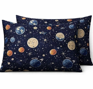 Наволочка Бязь Cosmic Dream 50*70 см Темно-Синий