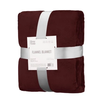 Плед Ardesto Flannel 200х220см, 100% полиэстер, бургунди (ART0222SB) Ardesto ART0222SB 906021