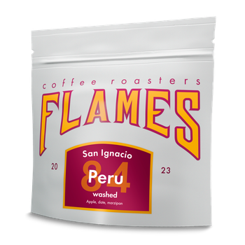 Кава в зернах Flames Coffee Перу Сан Ігнасіо свіжообсмажена під еспресо 250г