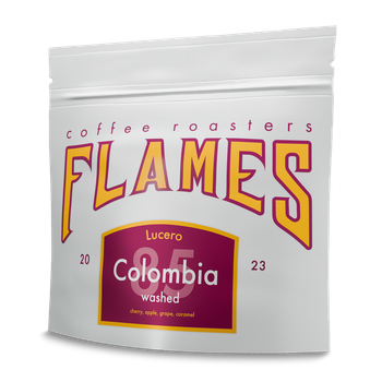 Кава в зернах Flames Coffee Колумбія Луцеро свіжообсмажена під еспресо 250г