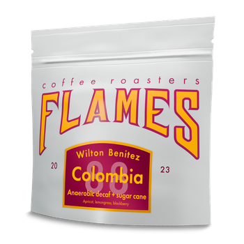 Кава в зернах Flames Coffee Колумбія Вілтон Бенітез свіжообсмажена під фільтр 250г