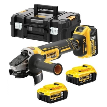 Шлифовальная машина DeWALT DCG405 18В XR Li-lon, 125 мм, 3x5Ah, кейс TSTAK (DCG405P3) DeWALT DCG405P3 992185