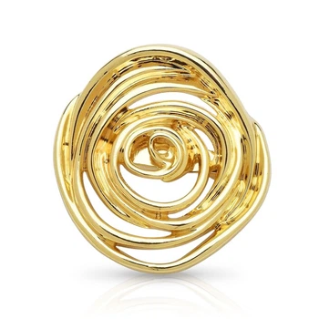 Брошь BROCHE бижутерия Модерн Розалия золотистая BRBF115357