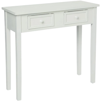 Столик для кімнати Atmosphera Charme з 2 шухлядами 80 × 30 × 76 см Білий (3560239461623)