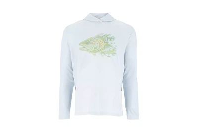 Худи Simms Tech Hoody - Artist Series Bimini Trout Head, размер: М (9760201202)