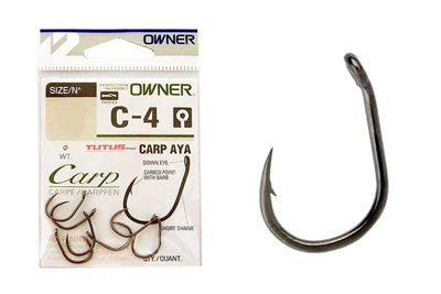 Гачки Owner Carp Aya C4-50924 №6 (8 шт/уп) (6110016002)