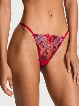 Трусики стринги жіночі Victoria's Secret 336462329 L Червоні (1159856793)