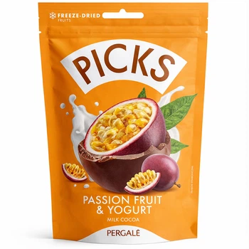 Маракуя з Йогуртом Сублімована в Молочному Шоколаді Pergale Picks Passion Fruit & Yogurt Milk Cocoa 90 г