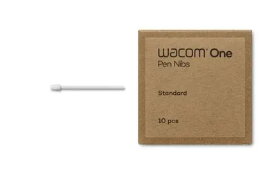 Стандартні наконечники для пера Wacom One (CP92303B2Z) 10 шт білий (ACK24911Z)