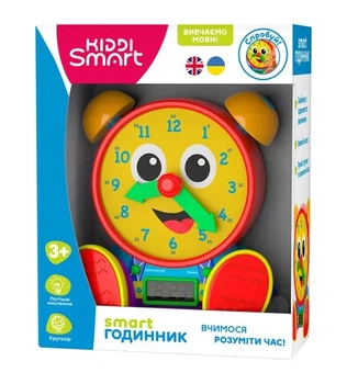 Інтерактивна двомовна іграшка, що навчає – SMART-ГОДИННИК (українська та англійська) (407752-43)