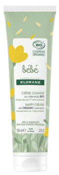 Крем проти попрілостей Klorane Bebe Organic Calendula 100 мл (3282770391176)