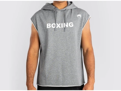 Безрукавка з капюшоном VENUM Boxing VT Sleeveless Hoodie M сірий (6021)
