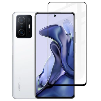 Защитное стекло Fiji Premium для Xiaomi 11T / 11T Pro полная проклейка Anti-Static черный