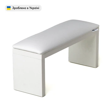 Підставка манікюрна Wood на білих ніжках, білий колір