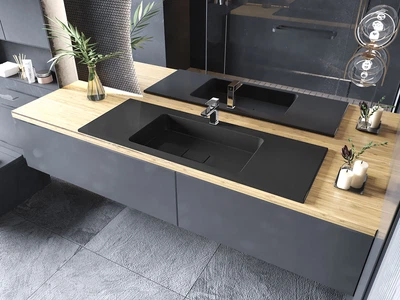 Умывальник накладной Status Trend Low 120 Black