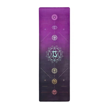 Спортивный коврик для йоги Tonus Chakra Flow (замша-каучук)