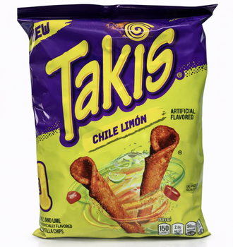 Чипсы Takis Chile Limon со вкусом чили и лайма 92,3 г