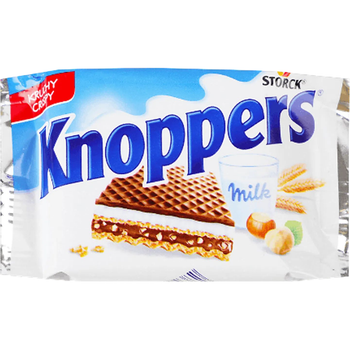 Вафельный батончик Knoppers Milk & Hazelnut молочный с фундуком 25 г