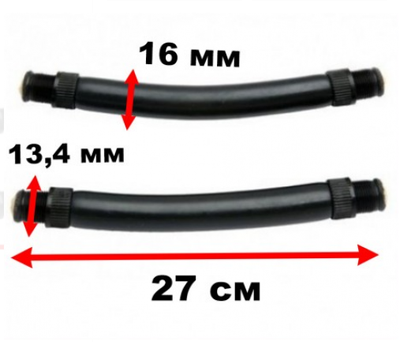 Парная тяга Dive Hunter D = 16 mm, L = 27 см под арбалет ружье для подводной охоты