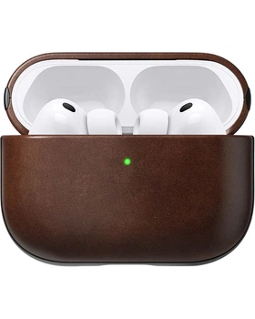 Кожаный чехол-накладка Nomad Modern для Apple AirPods Pro 3 Horween (Rustic Brown)