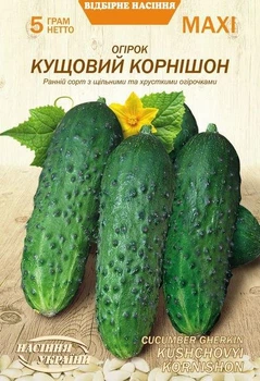 Огурец Семена Украины Кустовой корнишон 5г MAXI
