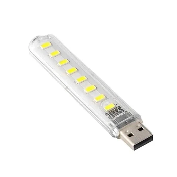 Светодиодный USB LED фонарик 5V на восемь диодов