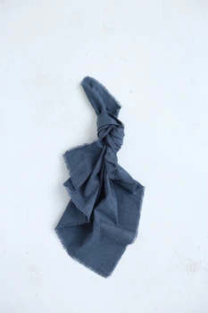 Хлопковая салфетка сервировочная рустик VTILENE, Dark Grey, 35х35 см