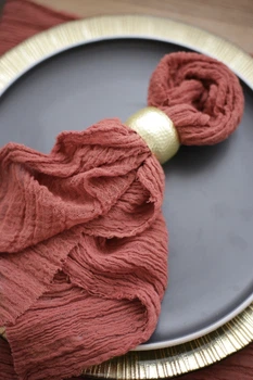 Марлевая салфетка для современной сервировки VTILENE , Pressed rose, 45х45 см
