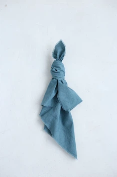 Салфетка из плотного хлопка сервировочная VTILENE, Dark turquoise, 35х35 см