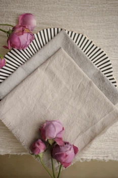 Хлопковая салфетка для сервировки стола VTILENE , Warm linen, 35х35 см