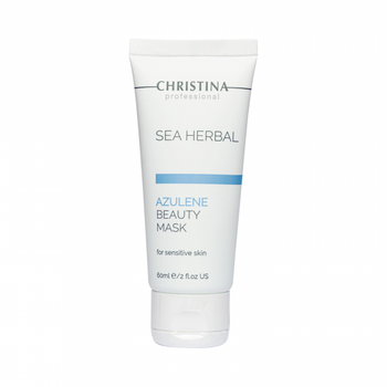 Азуленова маска краси д/чутливої ​​шкіри CHRISTINA 60мол Sea Herbal Beauty Mask Azulene
