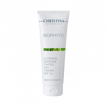 Денний крем "Абсолютний Захист" SPF20 з тоном CHRISTINA 75мл Bio Phyto Ultimate Defense Tinted DayCreamSPF20