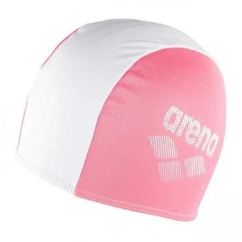 Шапочка для плавания детская Arena Polyester II Jr (002468-910) полиэстер, 6-12 лет Розово-белый
