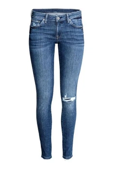 Джинси жіночі Синій H&M 24-30р (0424664 )
