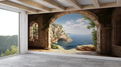 Фотообои флизелиновые Print-walls Арка спокойствия 0620 300×200 см (Ш×В)