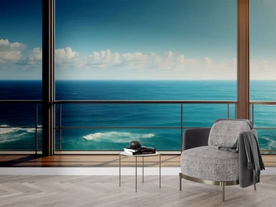 Фотообои флизелиновые Print-walls Вид из окна на океан 0614 300×200 см (Ш×В)