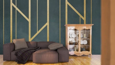 Фотошпалери флізелінові Print-walls золоте мереживо ночі 0740 350×270 см (Ш×В)