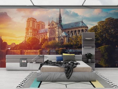 Фотообои флизелиновые Print-walls старинный замок 0236 350×270 см (Ш×В)