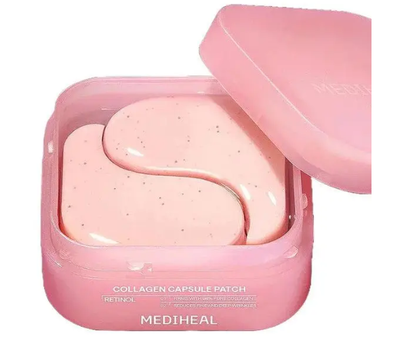 Ампульные концентрированные патчи с ретинолом и коллагеном Mediheal Retinol Wrinkle Lifting Collagen Capsule Patch 60 шт