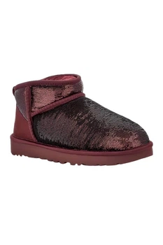Женские ботинки UGG 37 Бордовый (134040)