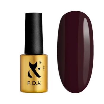 Гель-лак для ногтей F.O.X Mocha Mousse №110 Насыщенный темный шоколад 7 мл