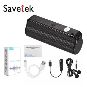 Мини диктофон на магните Savetek 1000 8 Гб памяти